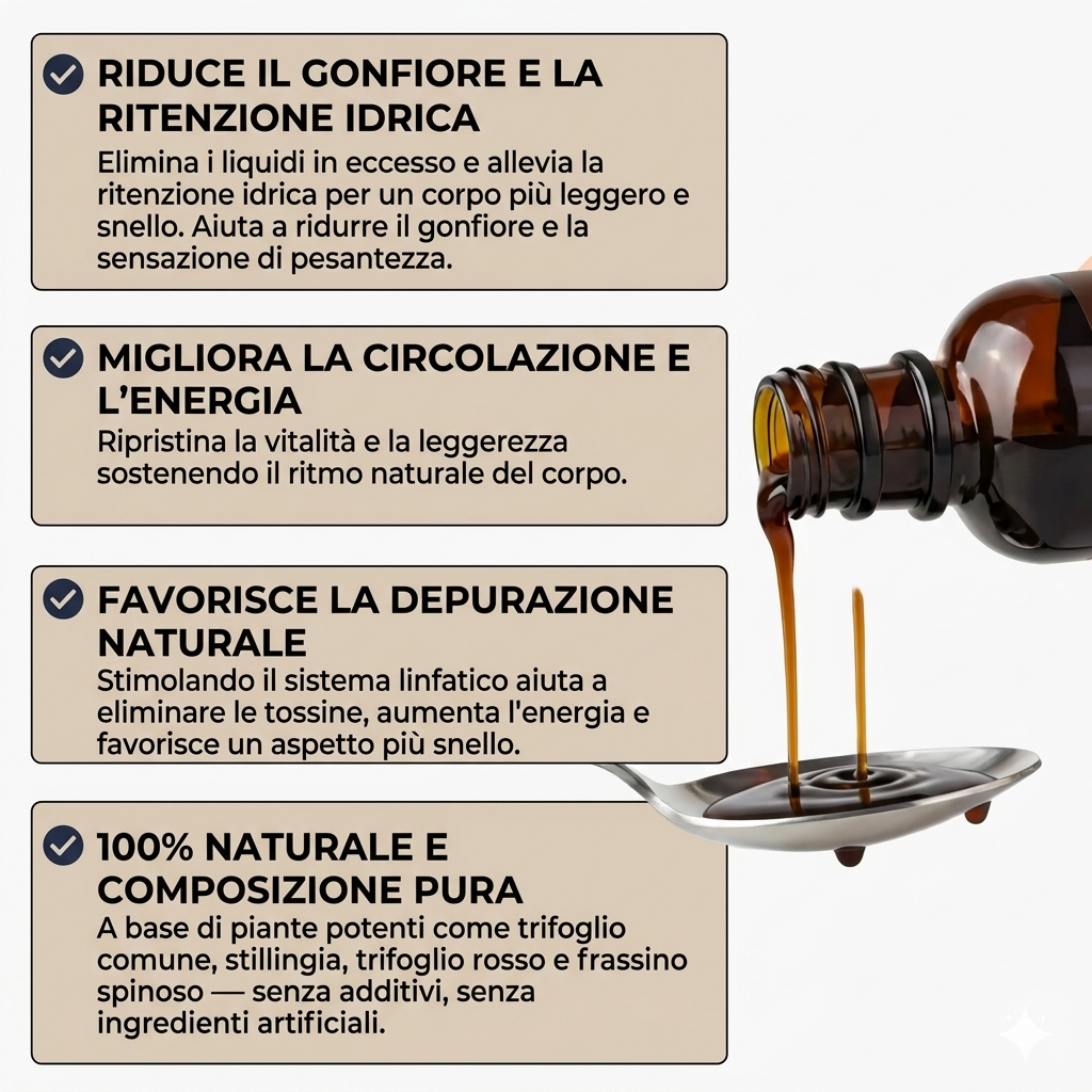 Elisir di drenaggio linfatico