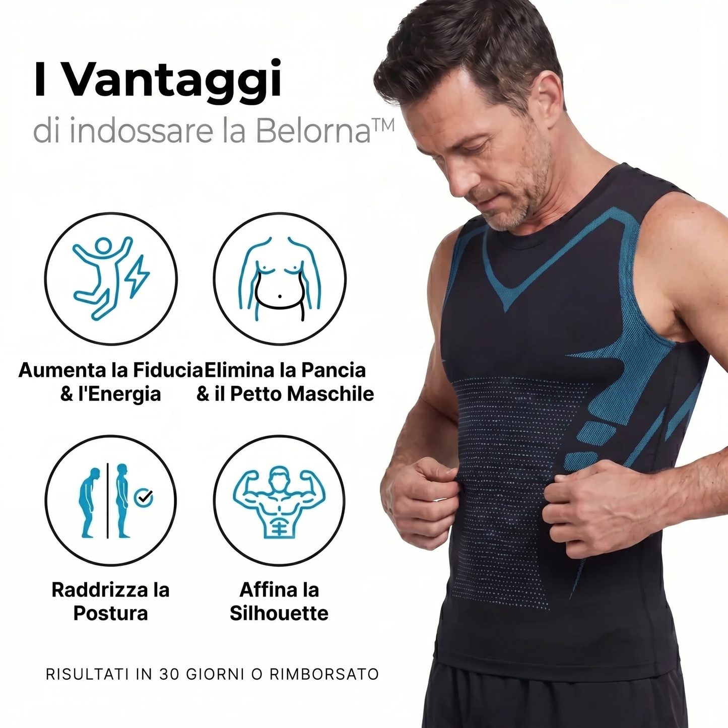 Belorna™ | Canotta a Compressione Modellante