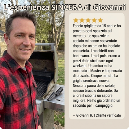 LE MASTER — LA GRIGLIA BRILLA. LA BIRRA È FRESCA
