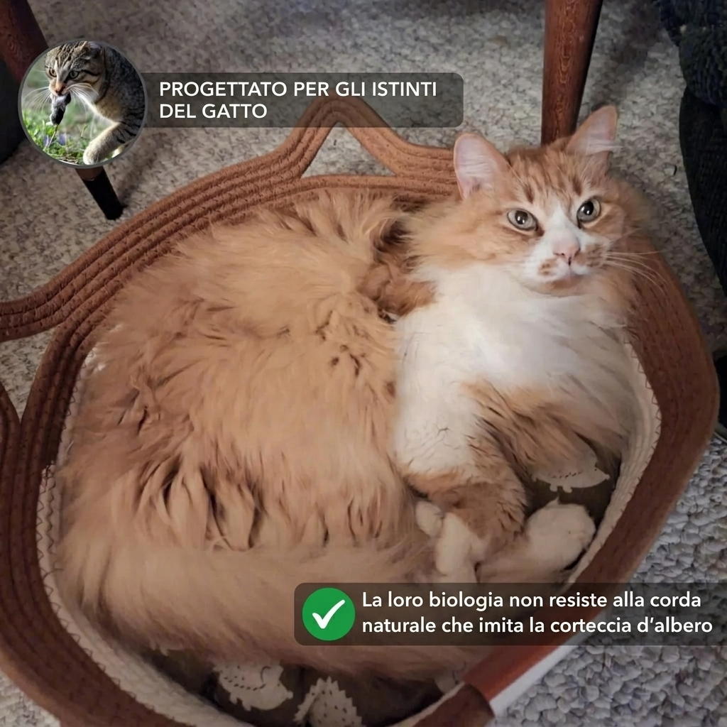 Cesto Istintivo | Il primo territorio naturale convalidato dalla ricerca per gatti d'appartamento